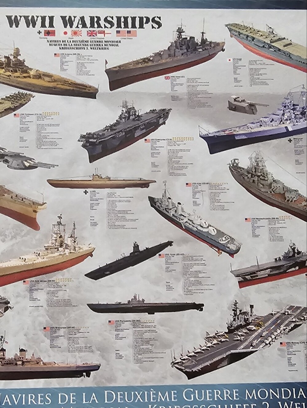 WWII Warships 1000 Puzzle